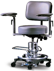 Hydraulic Surgeon's Stool with 